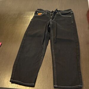Empyre boys size 24 adjustable waist black jeans, hardly worn!